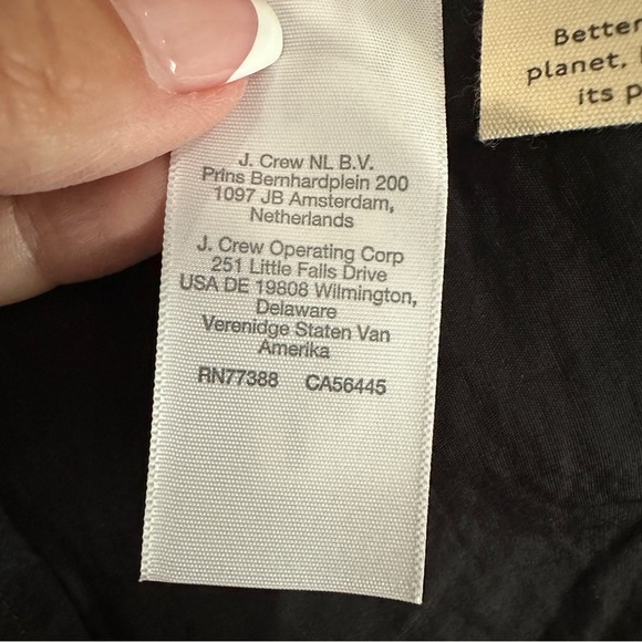 Madewell Crisscross Back Black V-neck Slip Midi Dress Size 0 (NWT) - Picture 12 of 14